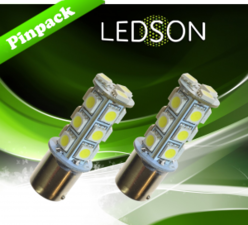 LED-LAMP XENON LOOK P21W 18SMD BA15s