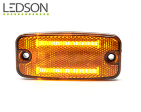 Ledson LED zijmarkering met reflector Oranje