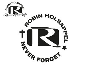 ROBIN HOLSAPPEL - NEVER FORGET - SNIJSTICKER