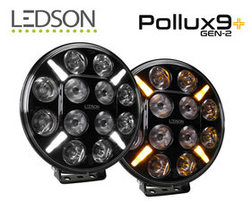 Ledson Pollux 9+ met wit/oranje positielicht