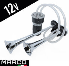 12V - MARCO - NAPOLITANO LUCHTHOORN 2-TONIG - INCL. COMPRESSOR