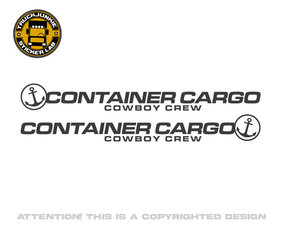 CONTAINER CARGO COWBOY - STICKER