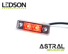 LEDSON - Astral - EASY FIT LED POSITIELICHT - ROOD - *SMOKE*