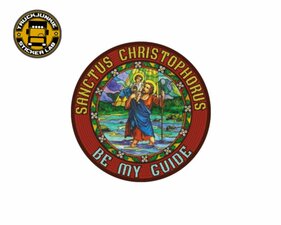 ST.CHRISTOPHER - BE MY GUIDE - FULL PRINT STICKER