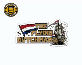 THE FLYING DUTCHMAN - FULL PRINT STICKER