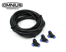 OMNIUS - 4-DELIGE INSTALLATIEKIT LUCHTHOORN 8MM