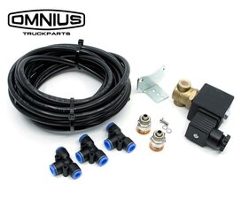 OMNIUS - AANSLUITSET VOOR 2 LUCHTHOORNS - 24V - 8MM