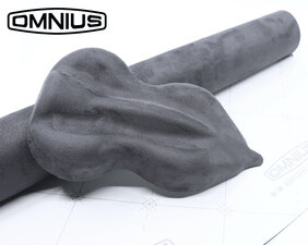 OMNIUS  - ADHESIVE WRAP FABRIC - ALCANTARA - GRIJS