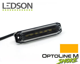 LEDSON - OPTOLINE M - POSITIELAMP/ZIJMARKERING - *SMOKE* - ORANJE
