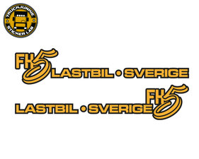 FH5 - LASTBIL SVERIGE - 2-KLEURIGE STICKER