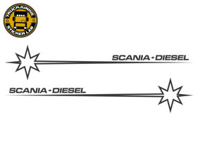 SCANIA DIESEL - STAR - STICKER