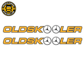 OLDSK-OO-LER - 2-KLEURIGE STICKER