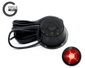 GYLLE - BLACK LINE - LED BREEDTELAMP - ROOD | SMOKE