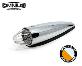 OMNIUS - TORPEDOLAMP LED - DUAL COLOR - ORANJE / WIT