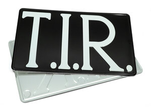 T.I.R. - ZWART - 40 x 25 cm