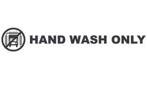 STICKER - HAND WASH ONLY 