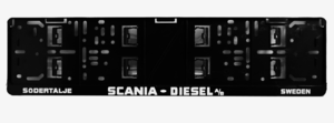 SCANIA DIESEL A/B  KENTEKENPLAATHOUDER