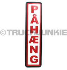 PAHAENG BORD ROOD - 40X10CM