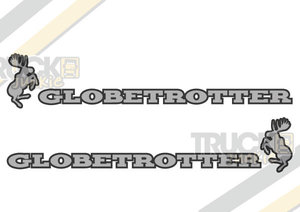 GLOBETROTTER ELAND- TWEEKLEURIGE STICKER