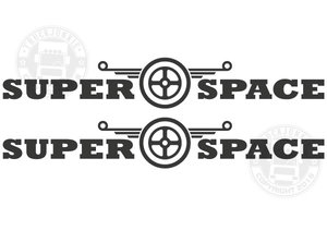 SUPER SPACE DAF - STICKER 