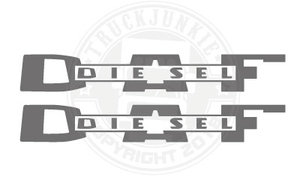 DAF DIESEL OUD - STICKER