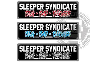SLEEPER SYNDICATE BBB - FULL PRINT STICKER