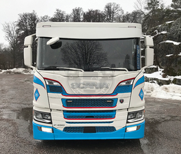 TSS Zonneklep Scania NG 35cm - Rond Default